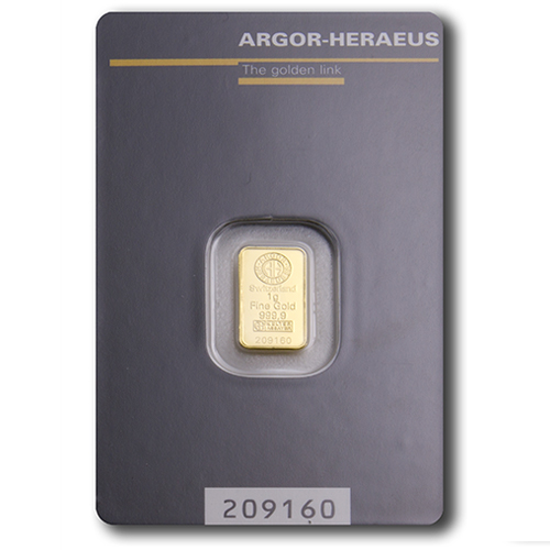 1 g Argor Heraeus