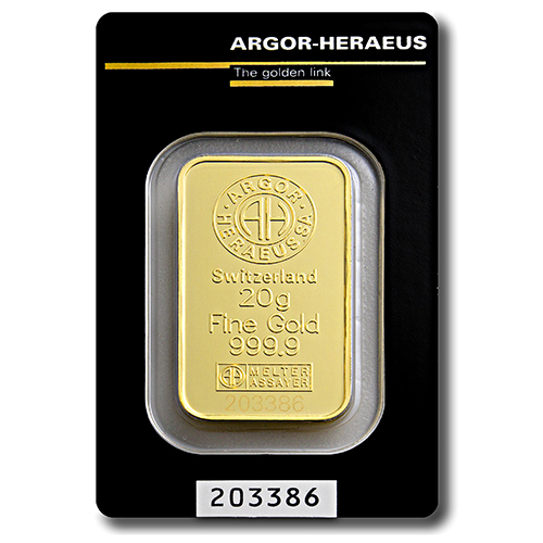 20 g Argor Heraeus