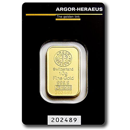 10 g Argor Heraeus